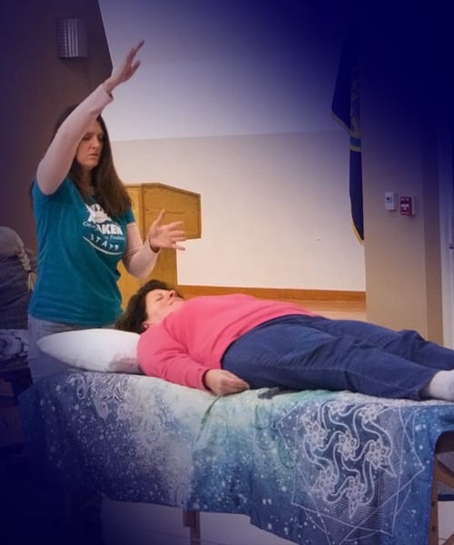 Indigo healing session with Sue